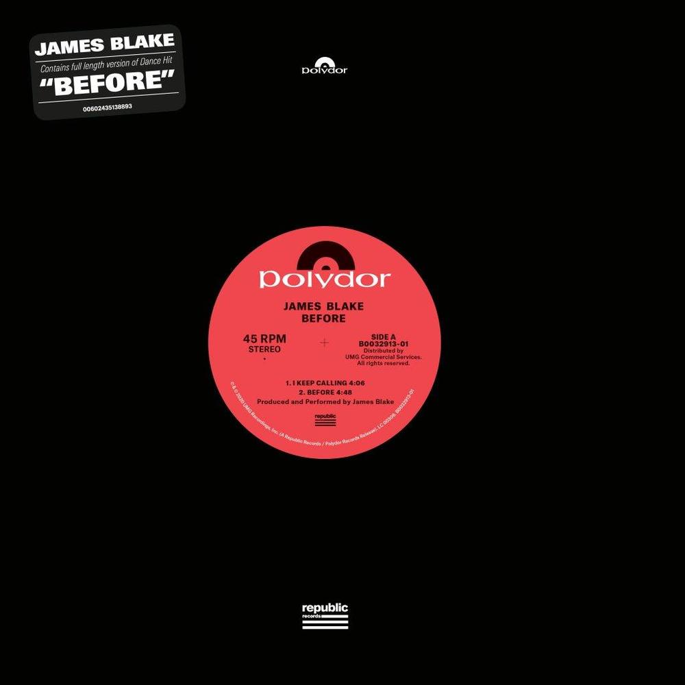 An image of the album JAMES BLAKE - BEFORE (EP)