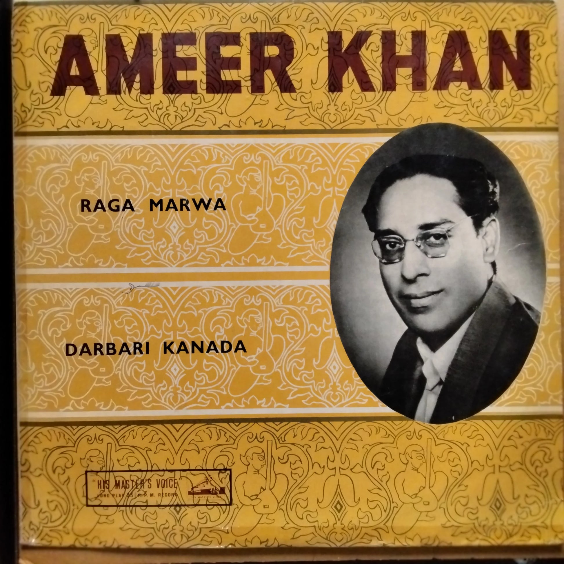 An image of the album AMEER KHAN - RAGA MARWA, DARBARI KANADA (DII)