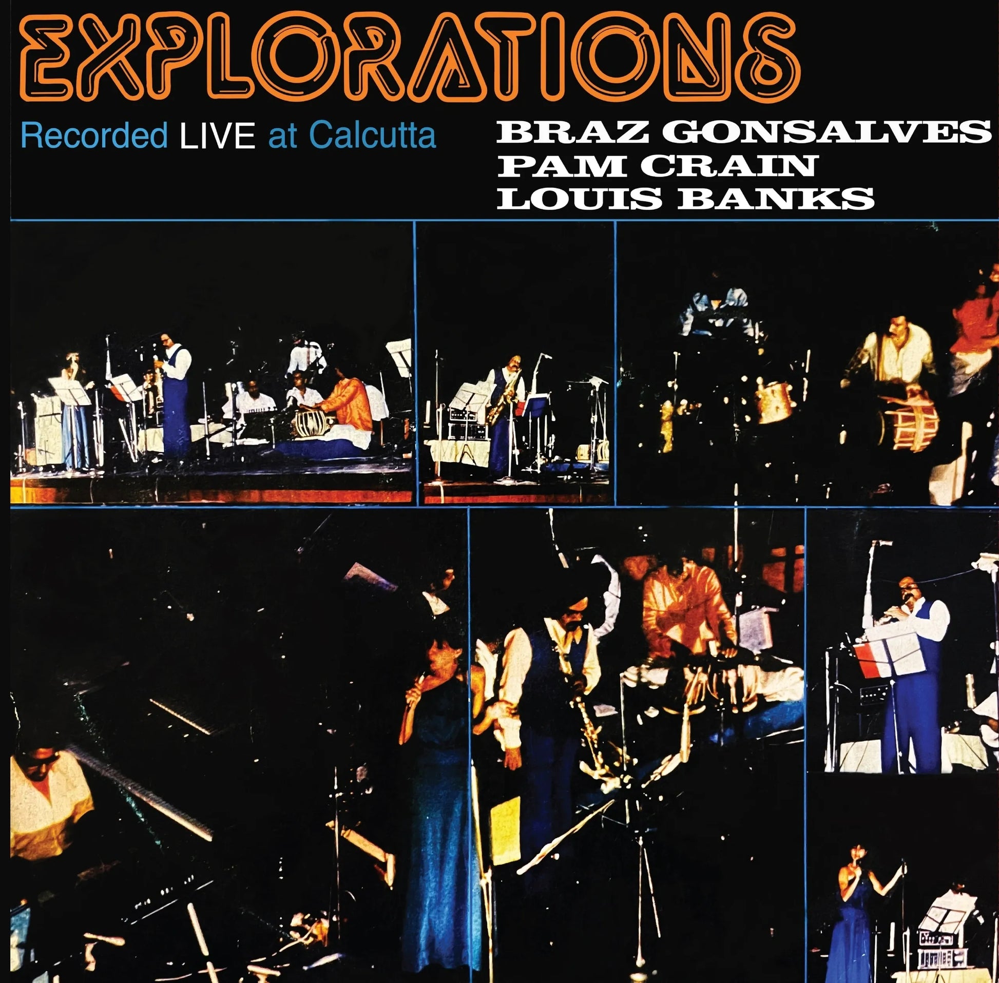 Vinyl Record of Braz Gonsalves / Pam Crain / Louis Banks – Explorations - Recorded Live At Calcutta