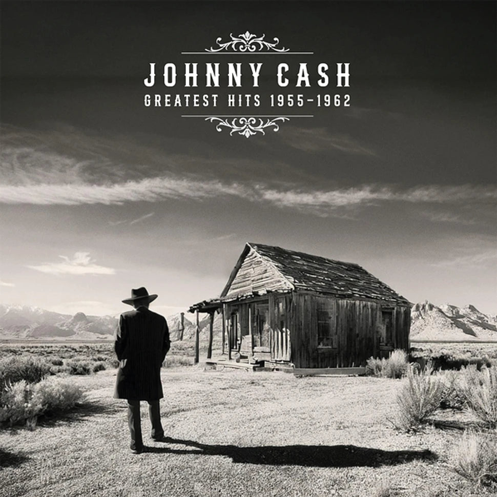 An image of the album Johnny Cash-Greatest Hits 1955 - 1962 (Clear Vinyl)