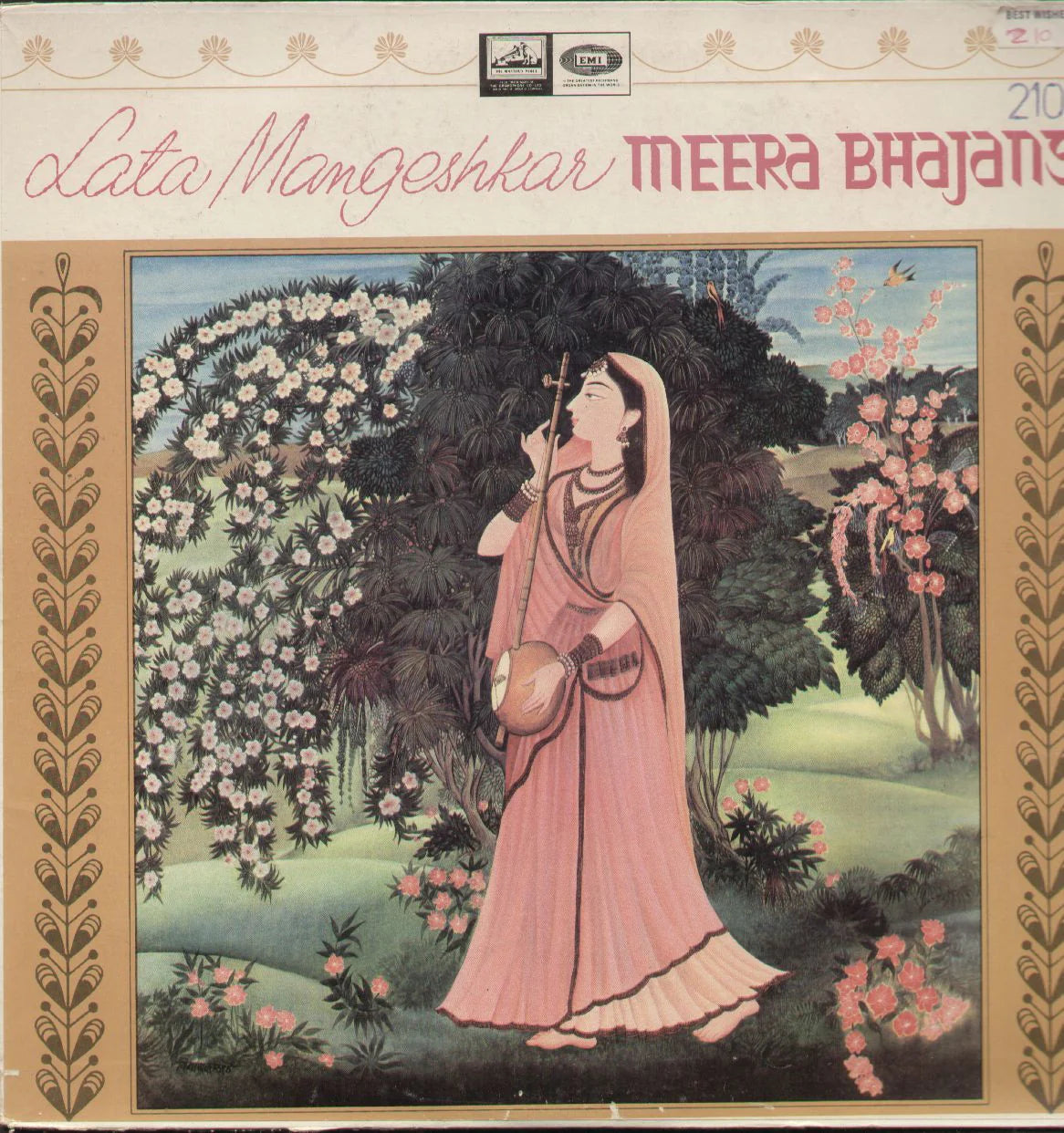 album cover of Lata Mangeshkar - Meera Bhajans
