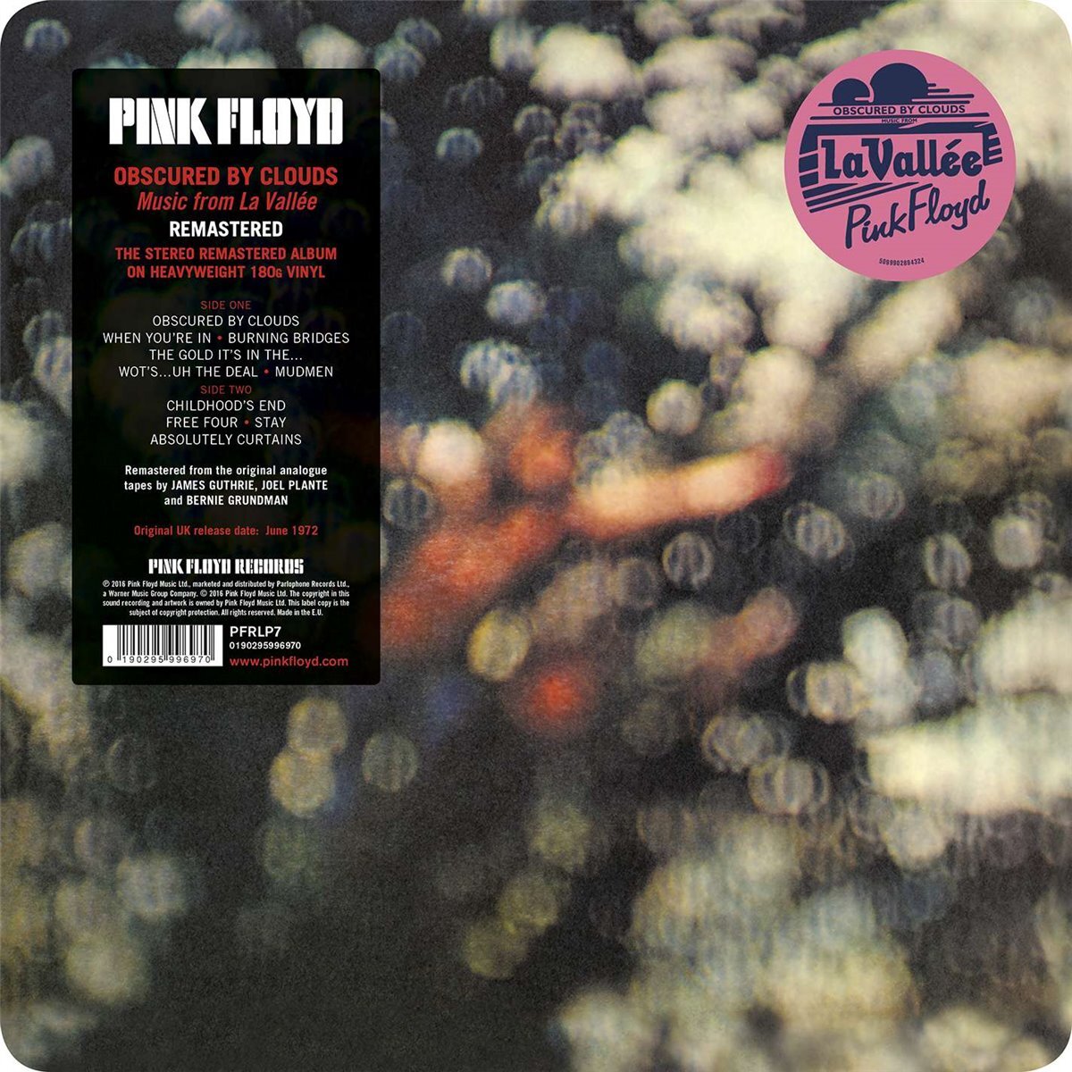 Vinyl Record of Pink Floyd - Obscured By Clouds (1LP/180g 2016/US Issue)