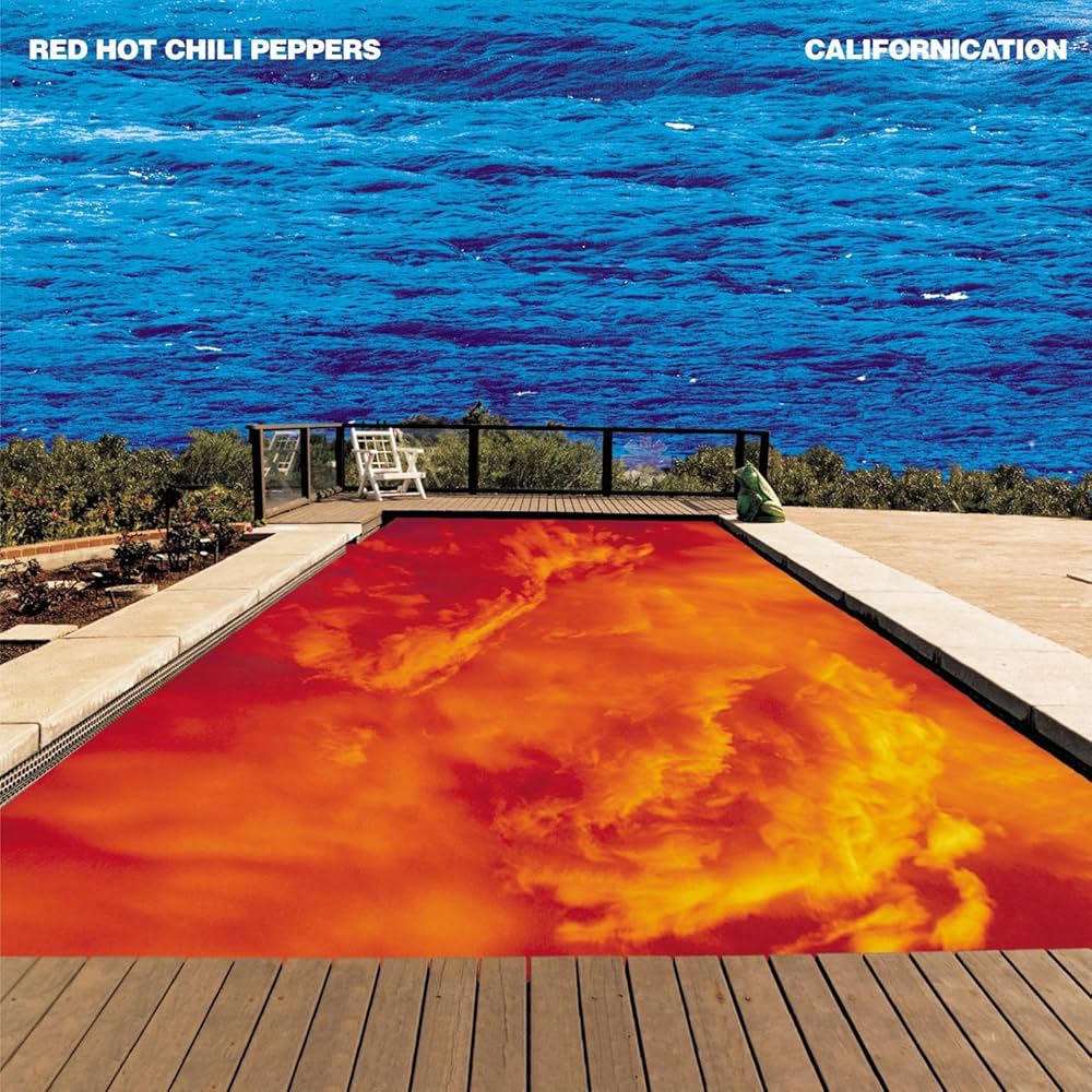 An image of the album Red Hot Chili Peppers - Californication (2LP/Red&Ocean Blue)