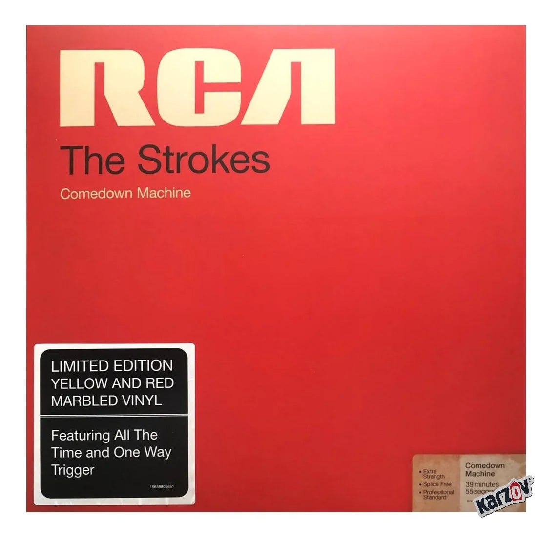 Vinyl Record of Strokes - Comedown Machine (1LP YELLOW/RED MARBLED)