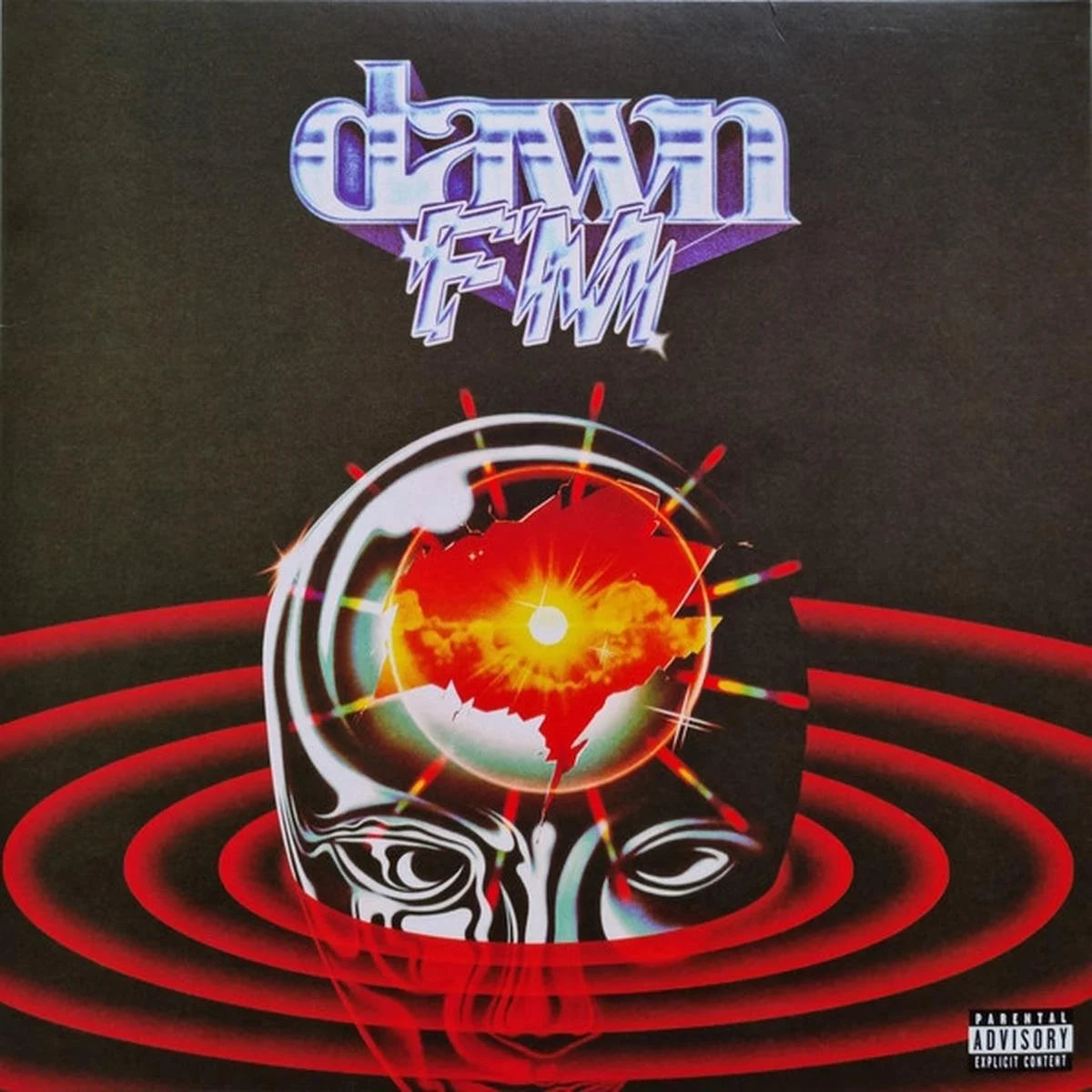 The Weeknd - Dawn FM (2LP Alt Cover Rare Silver) - On the The Weeknd - Dawn FM (2LP Alt Cover Rare Silver) - On the