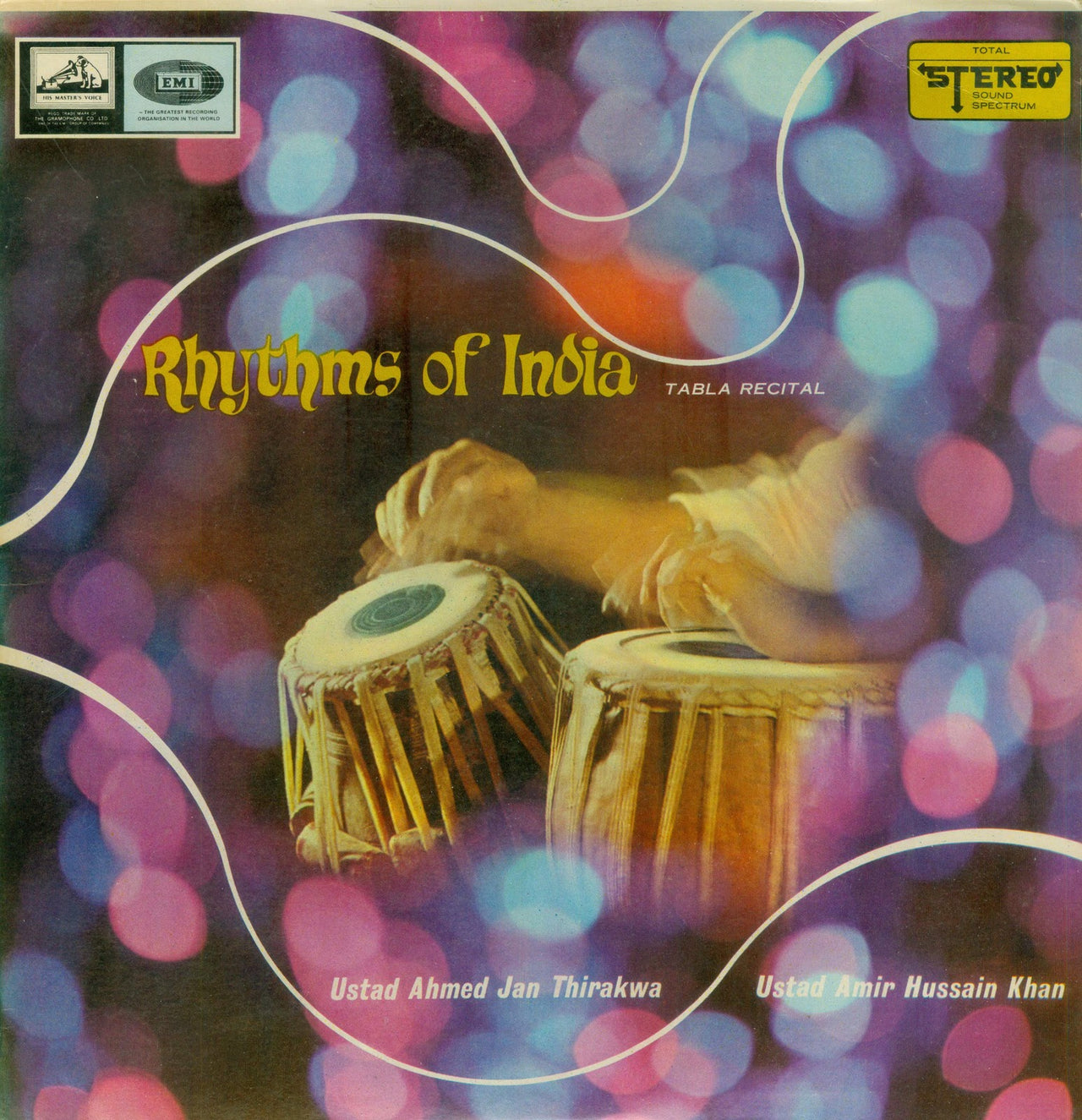 Vinyl Record of Ustad Ahmed Jan Thirakwa and Ustad Amir Hussain Khan - Rhythms of India (DII) Vinyl Record