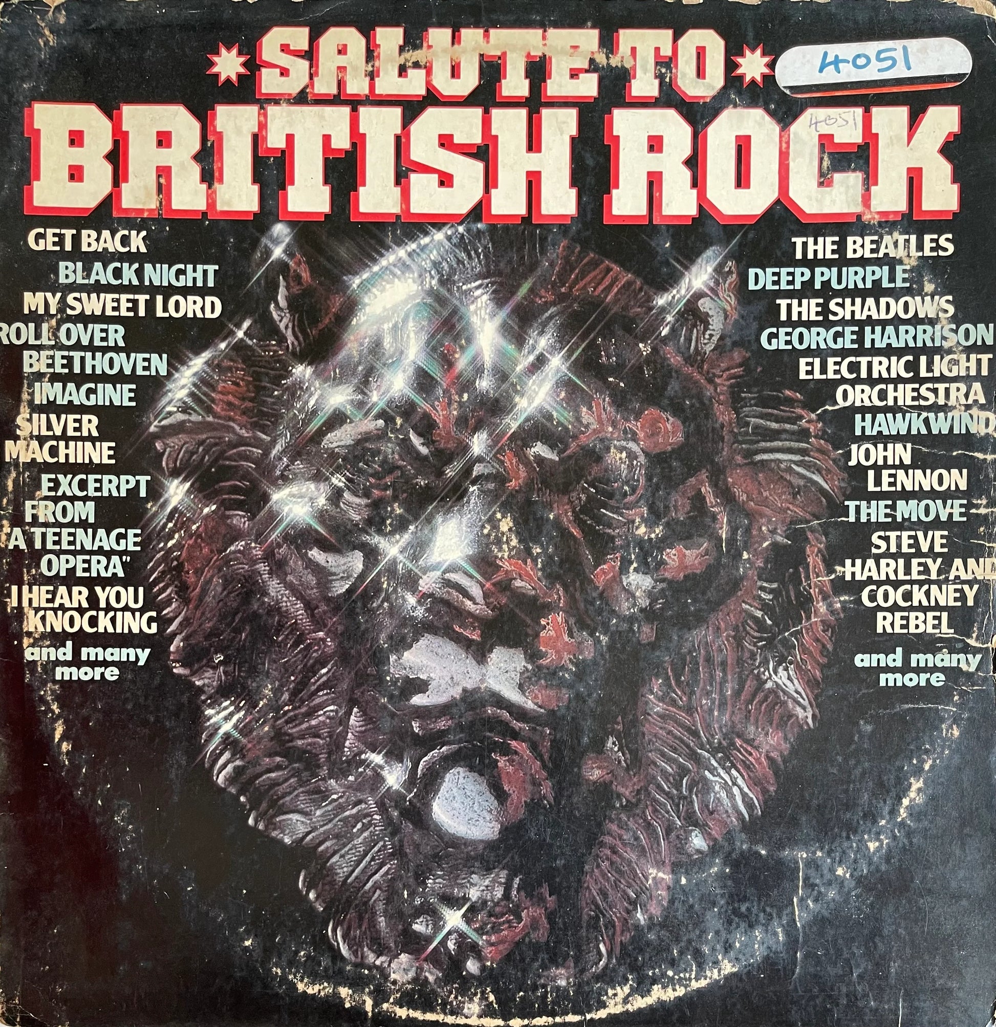 An image of the album VARIOUS ARTISTS - SALUTE TO BRITISH ROCK (DII)