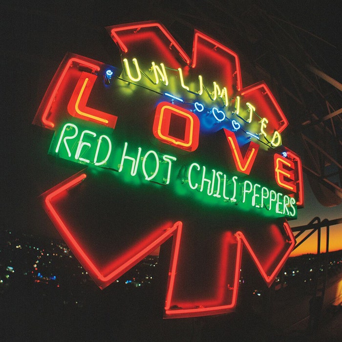 An image of the album RED HOT CHILLI PEPPERS - UNLIMITED LOVE (2LP CLEAR)