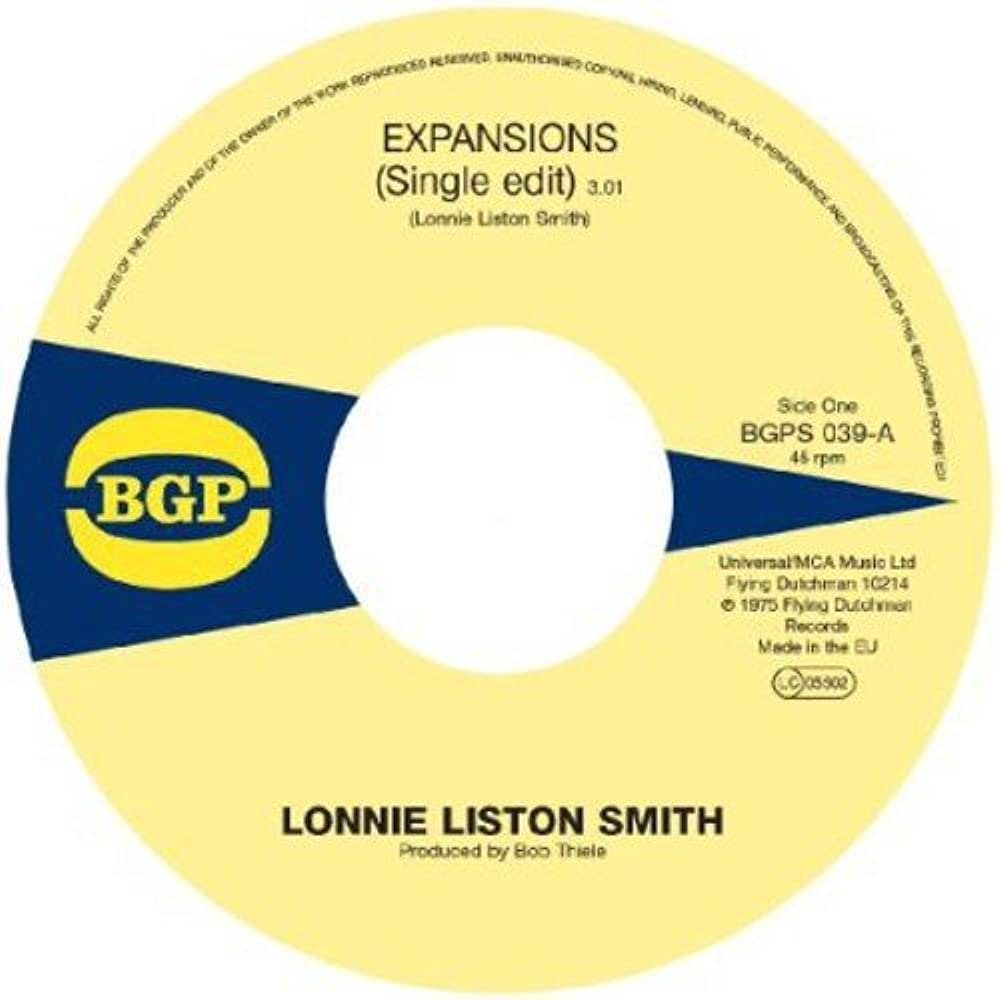 An image of the album LONNIE LISTON SMITH - EXPANSIONS / A CHANCE FOR PEACE (SINGLE EDIT)