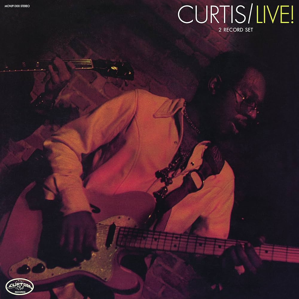 An image of the album CURTIS MAYFIELD - CURTIS LIVE =Expanded= (2LP)
