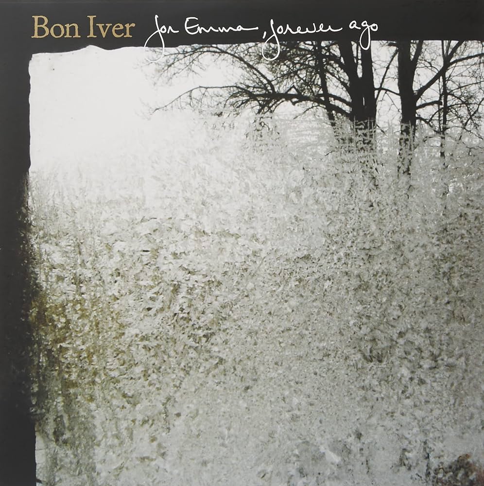 Album cover featuring a serene river with shadows of tree branches in the right above corner