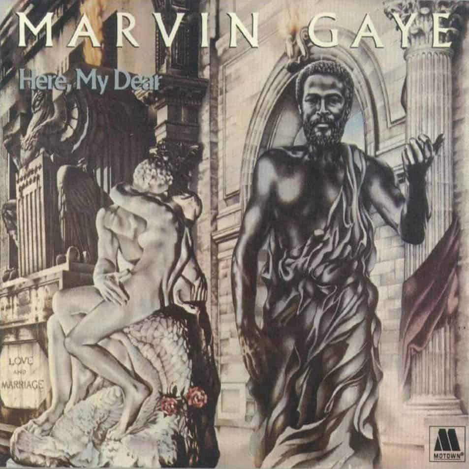 An image of the album MARVIN GAYE - HERE, MY DEAR