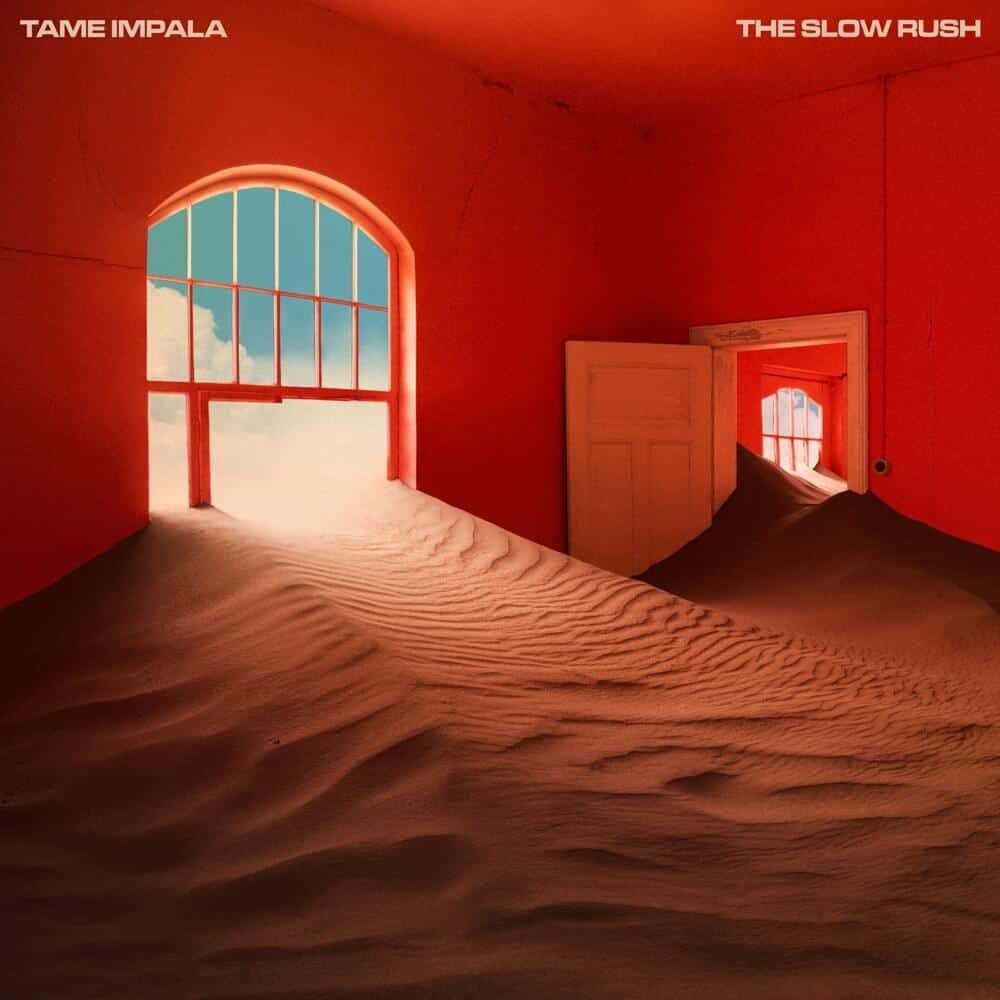 An image of the album Tame Impala - The Slow Rush (2LP/Gat/Black)