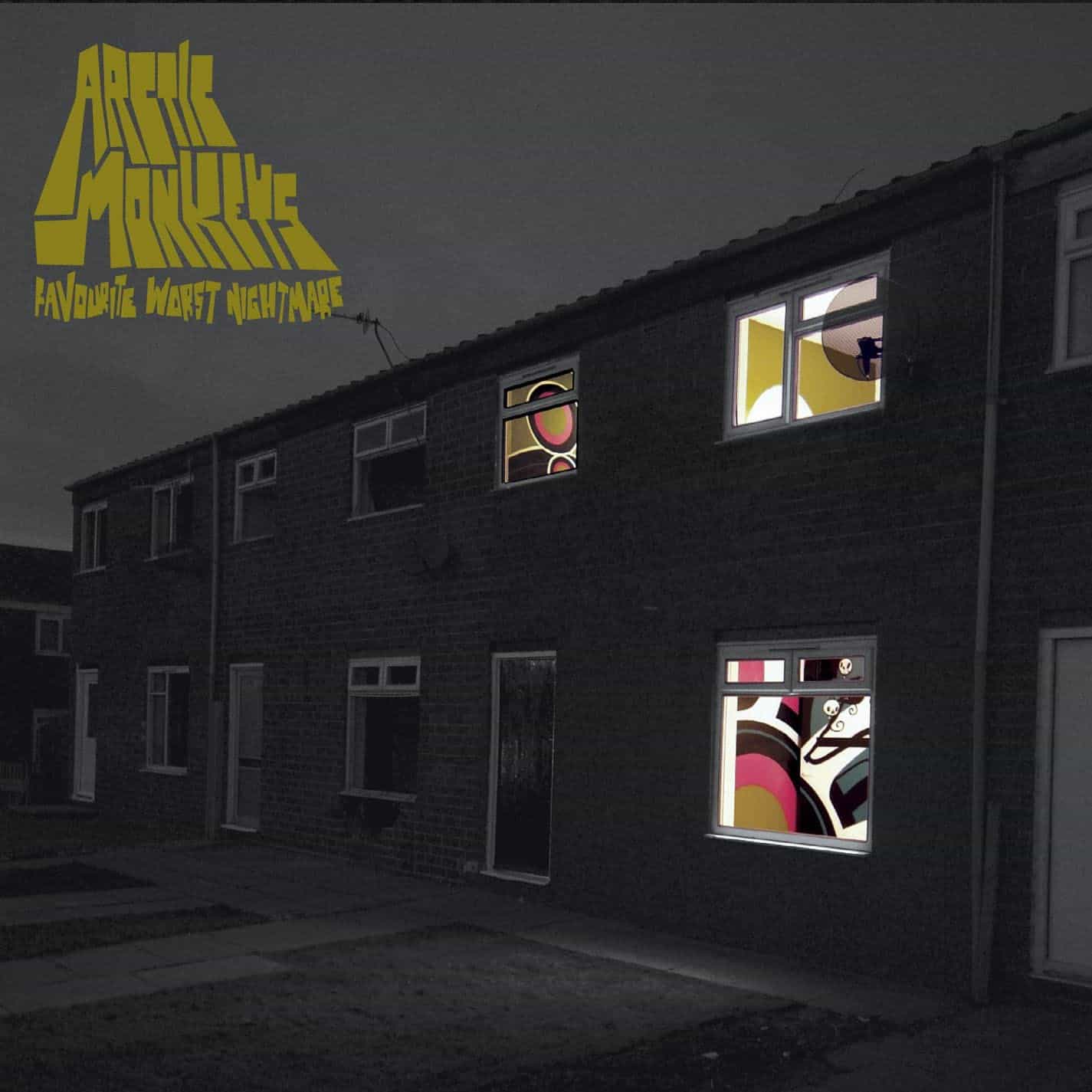 An image of the album ARCTIC MONKEYS - FAVOURITE WORST NIGHTMARE (1LP/GF)