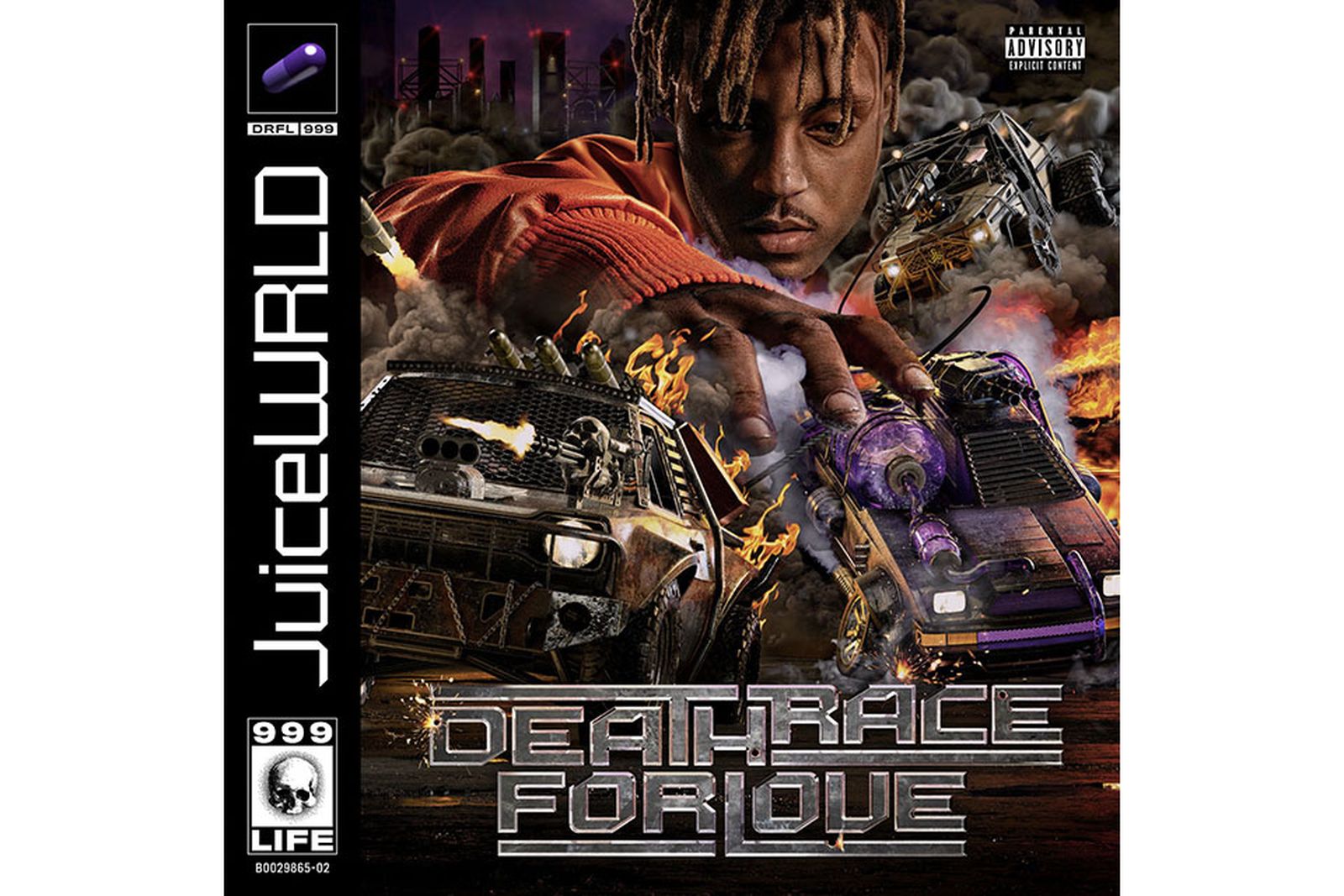 An image of the album JUICE WRLD - DEATH RACE FOR LOVE (2LP/GATEFOLD)