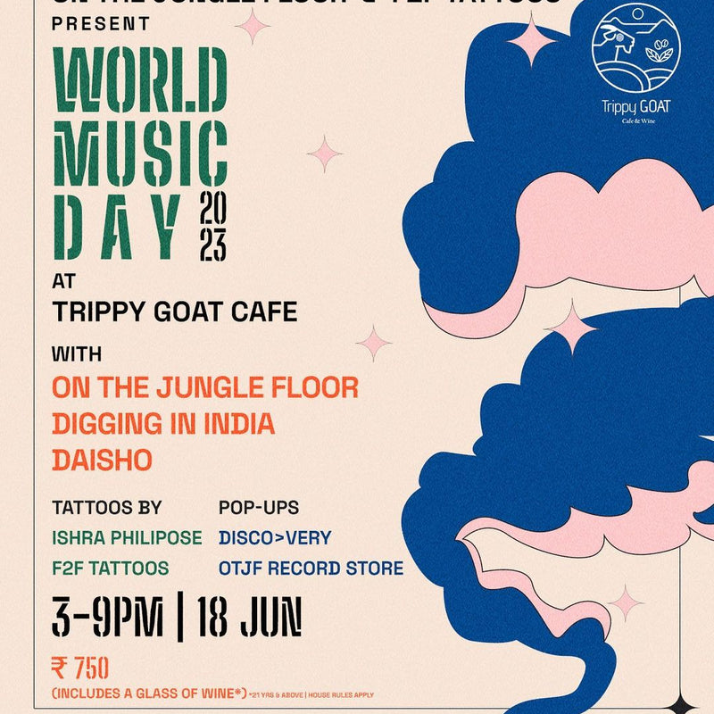 World Music Day 2023 at Trippy Goat Cafe