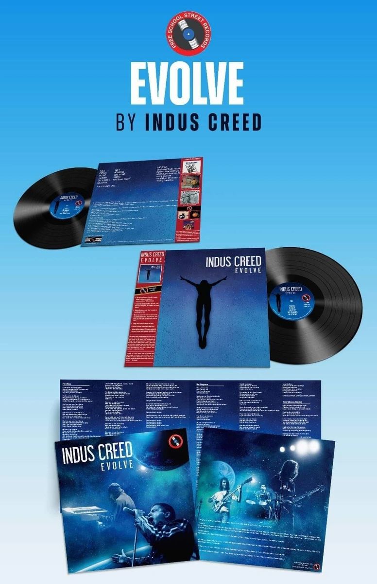 An image of the album INDUS CREED - EVOLVE (VINYL LP)