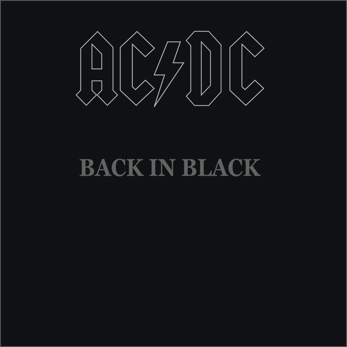 album cover of AC/DC-Back In Black