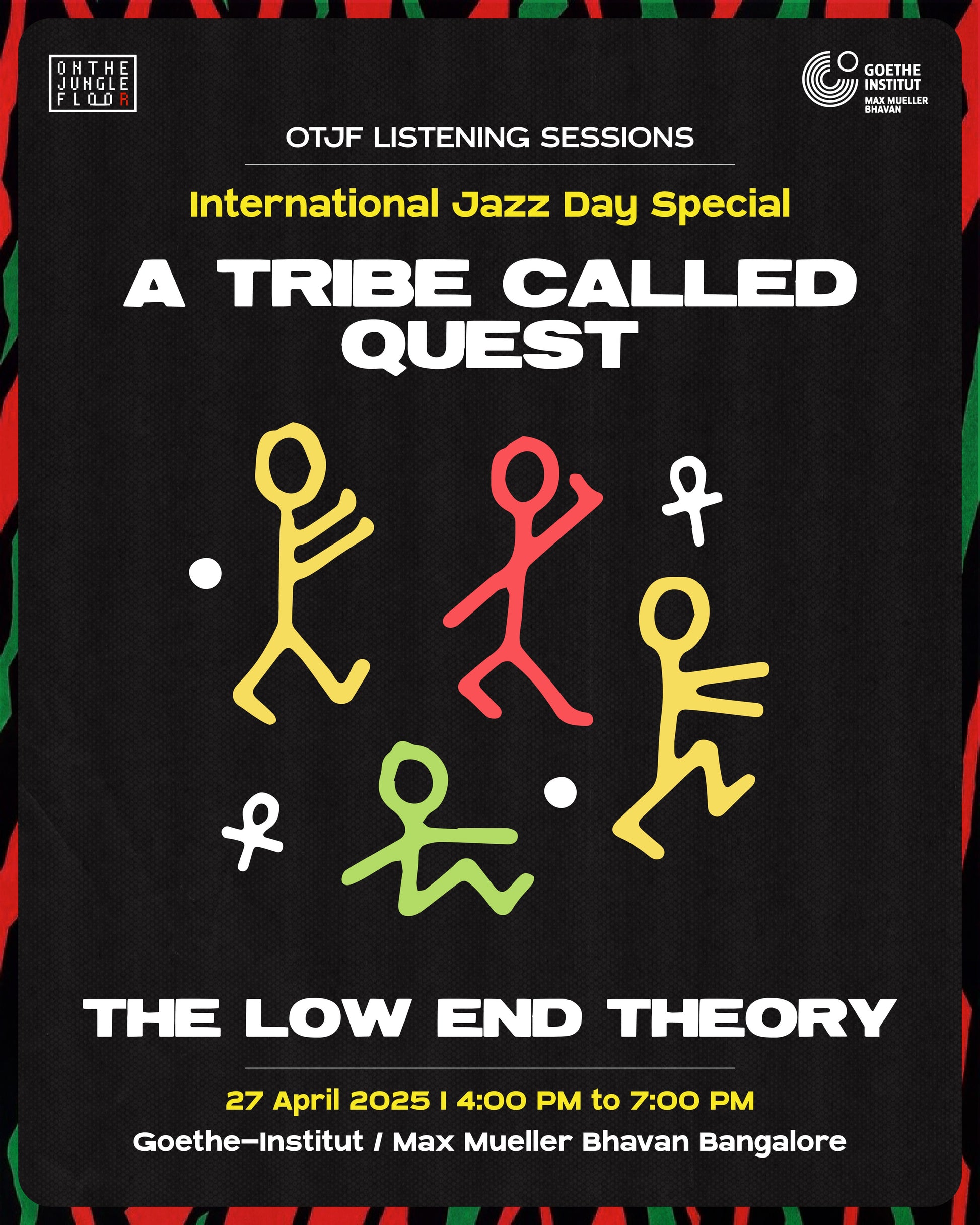 An image of the album Event Tickets: OTJF Listening Sessions: A Tribe Called Quest - The Low End Theory (International Jazz Day Special)