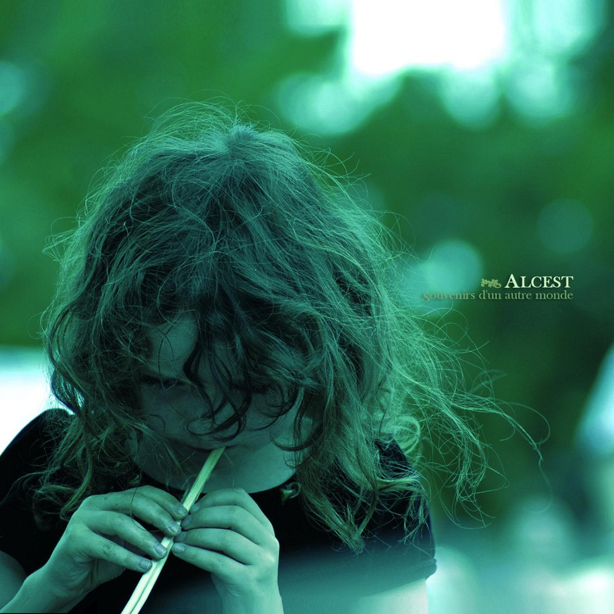 An image of the album Alcest - Souvenirs D'Un Autre Monde (White/Green Marble Vinyl)