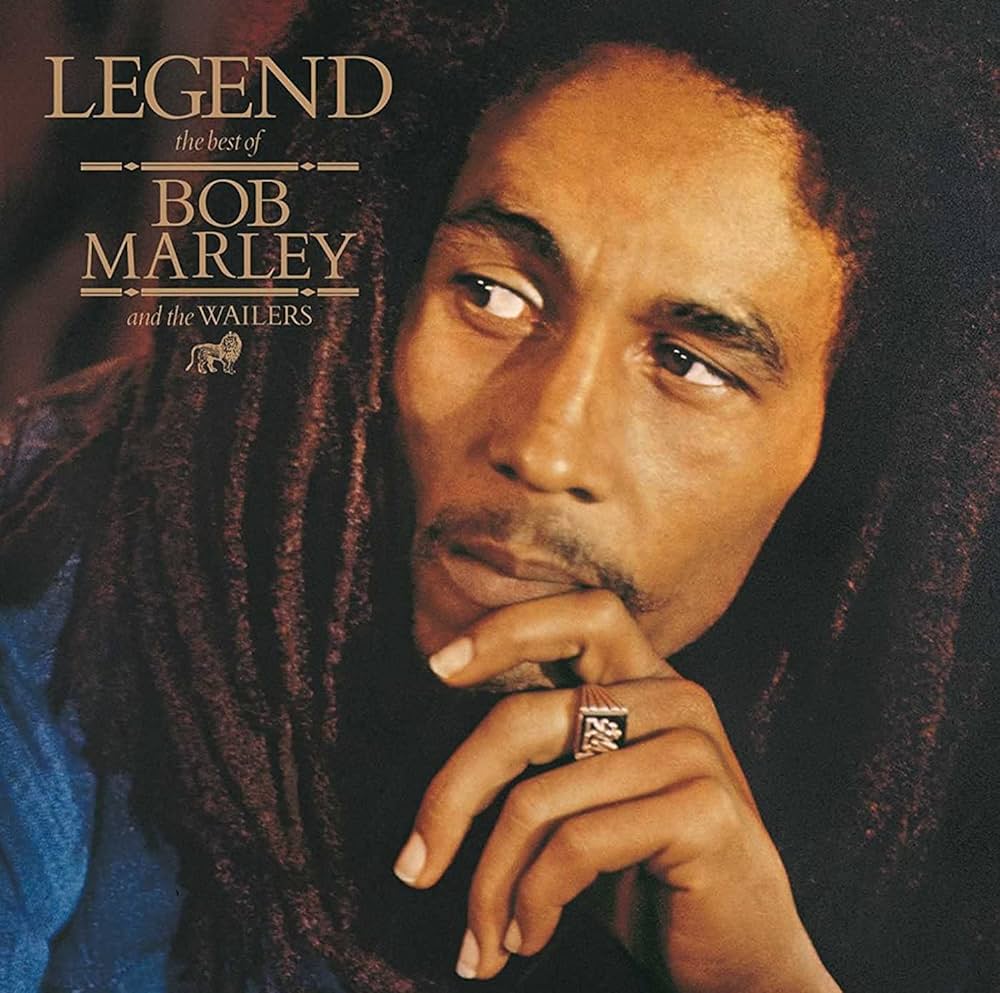 a close up shot of bob Marley as the album cover