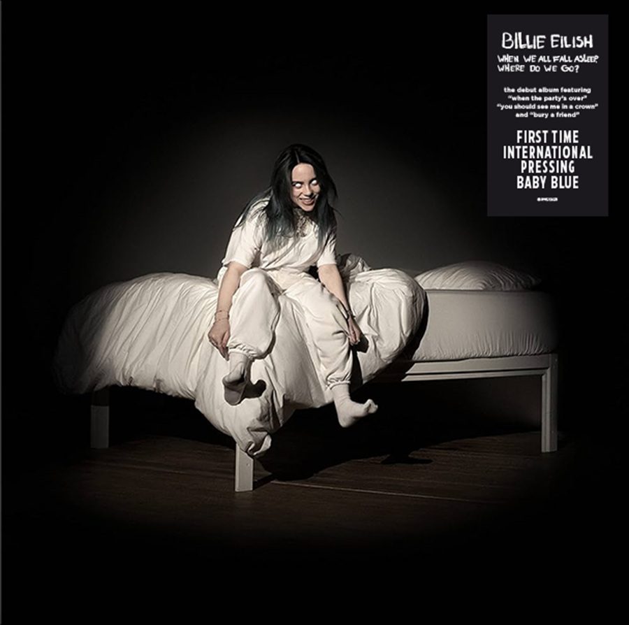 An image of the album Billie Eilish - WHEN WE ALL FALL ASLEEP, WHERE DO WE GO? (Baby Blue)