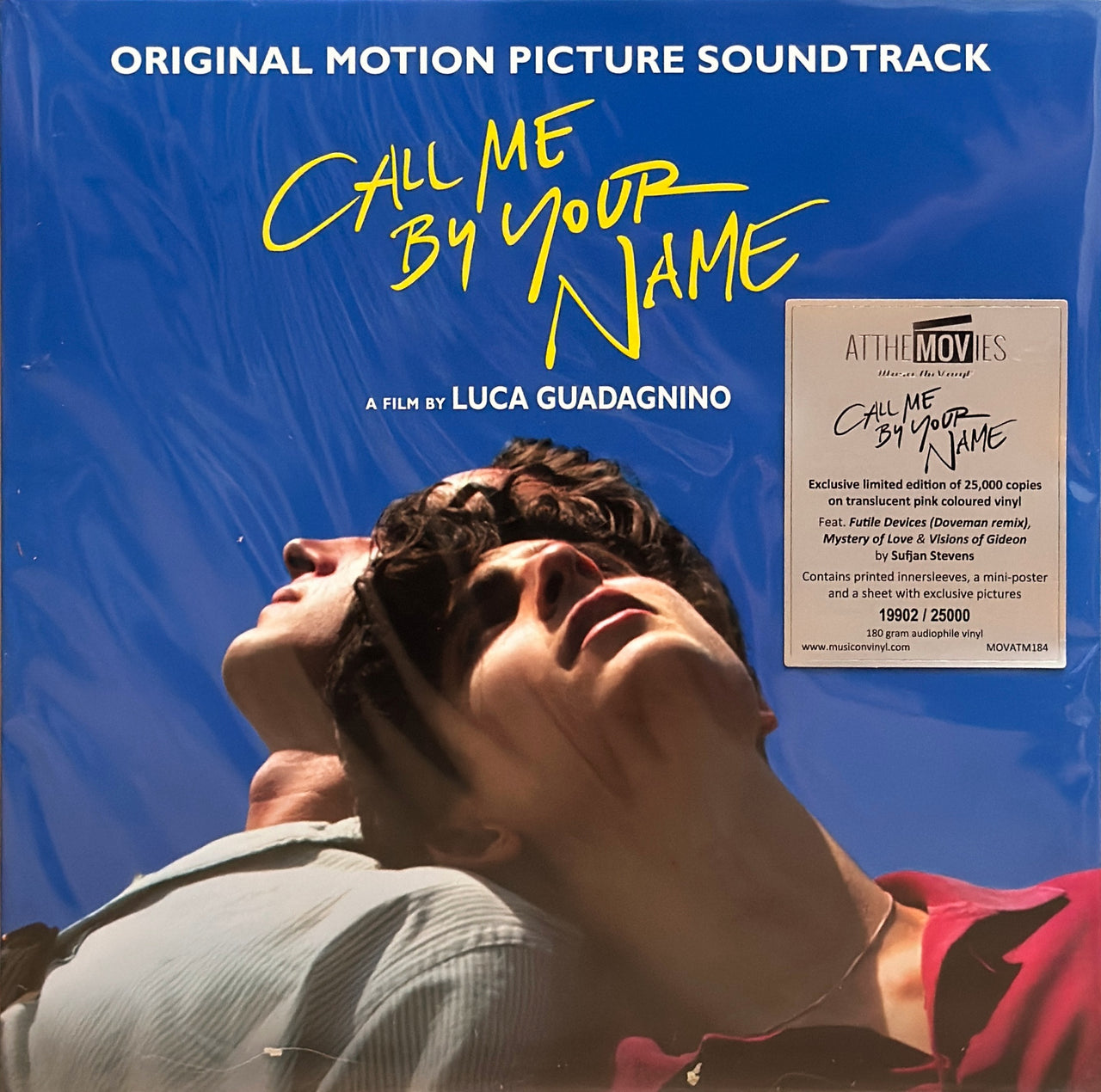 Call Me By Your Name - OST (2LP Translucent Pink Coloured)