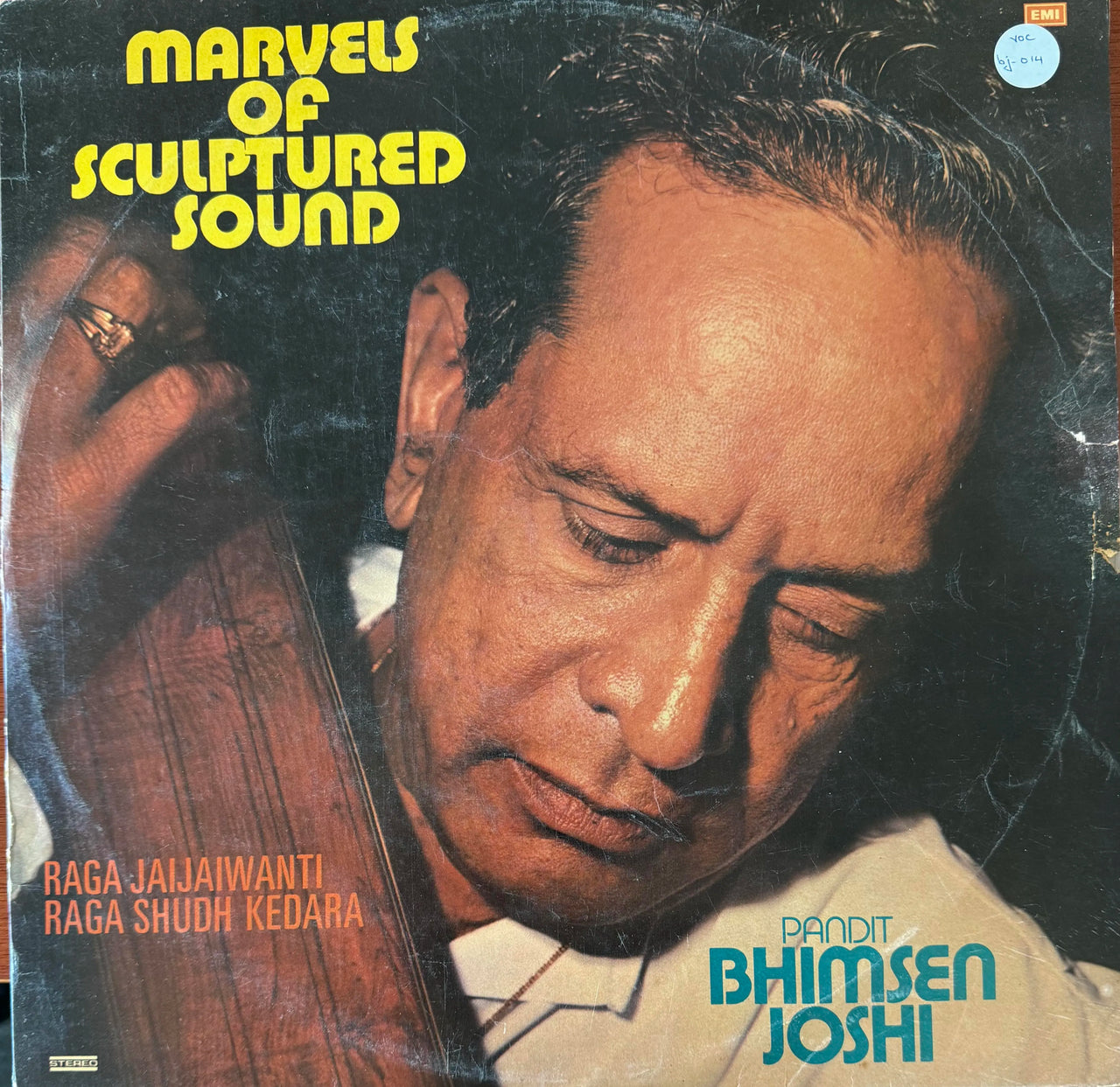 vinyl record of Pandit Bhimsen Joshi - Marvels of Sculptured Sound