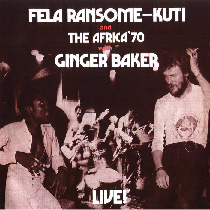 An image of the album Fela Kuti - Live with Ginger Baker(2LP/RED/ETCHING)