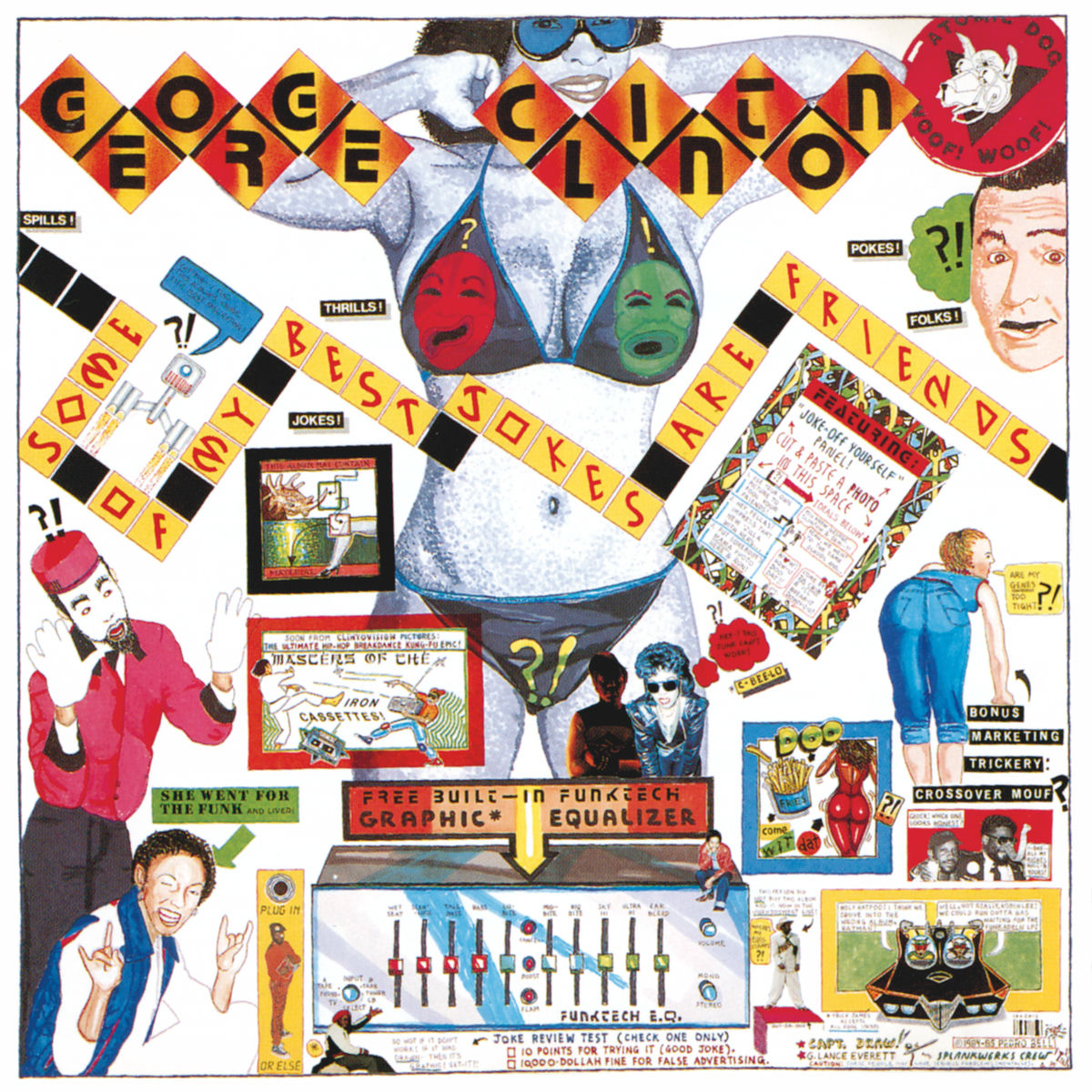 An image of the album George Clinton - Some of My Best Jokes are My Friends