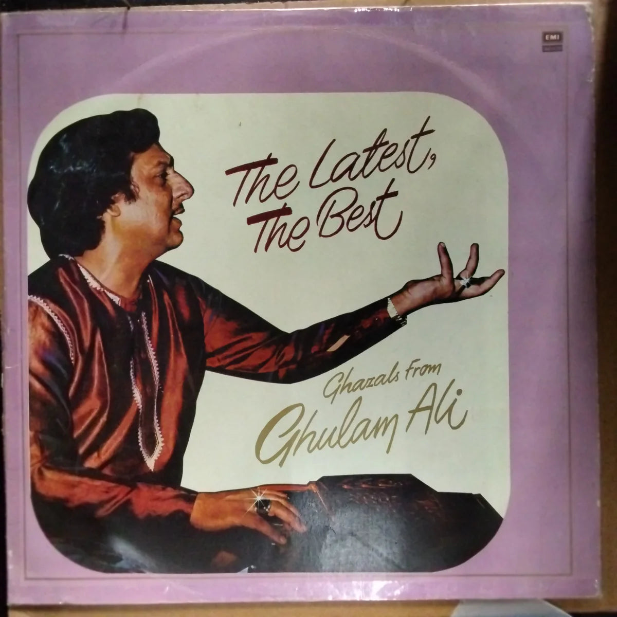 vinyl record of Ghulam Ali - The Latest, The Best