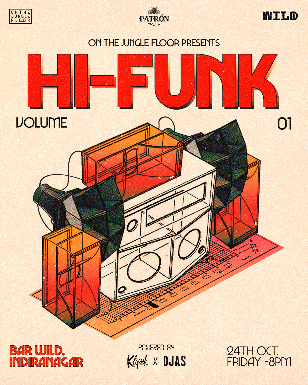 HI-FUNK: VOL.1 (FUNK, DISCO & GLOBAL GROOVES) AT BAR WILD, BLR