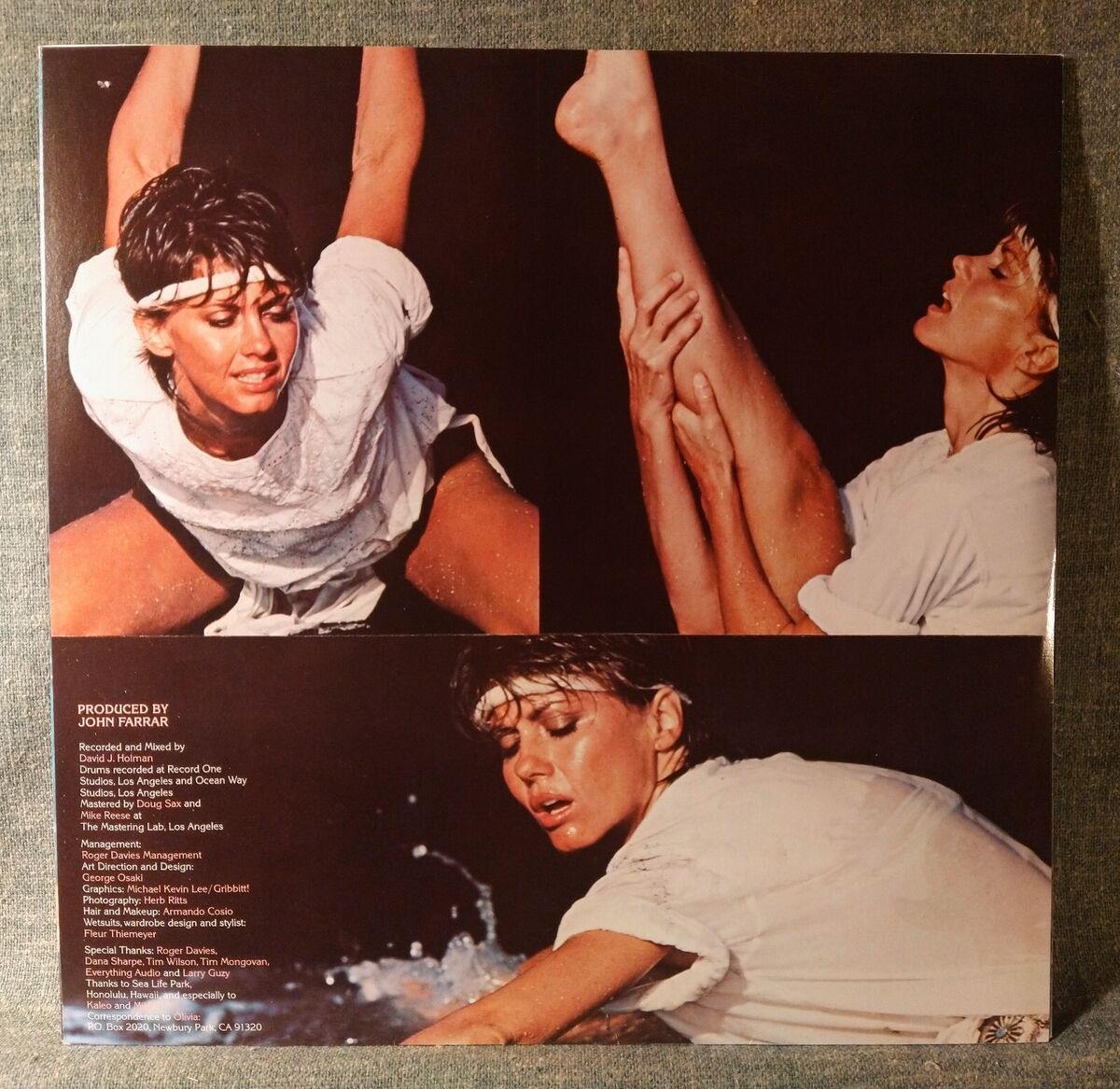 vinyl record of Let's Get Physical 