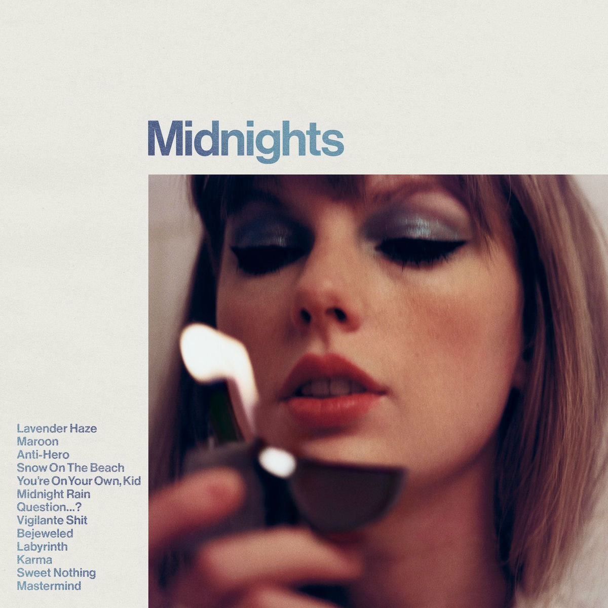 An image of the album Taylor Swift - Midnights (1LP/GF/MARBLED LAVENDER)