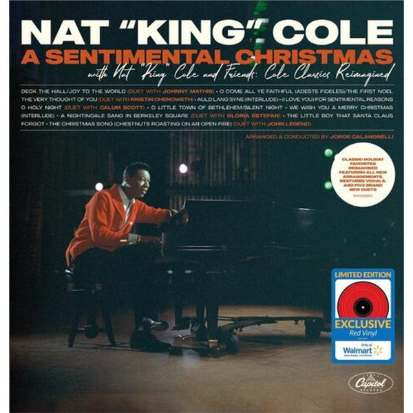 An image of the album Nat King Cole - A Sentimental Christmas (1LP)