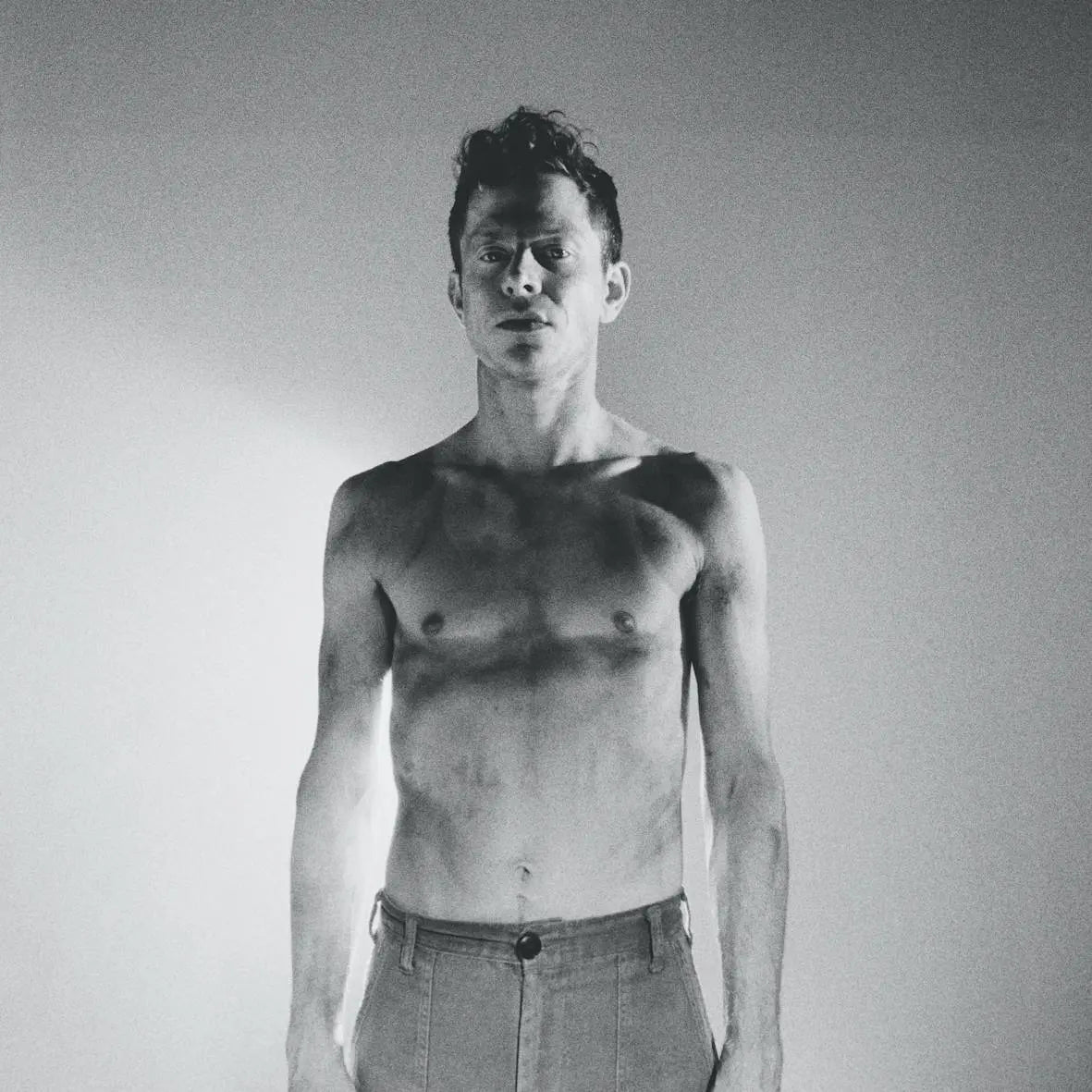 Perfume Genius- Set My Heart On Fire Immediately (2LP)  Vinyl Record

Black and white photo of a shirtless person wearing pants against a plain background