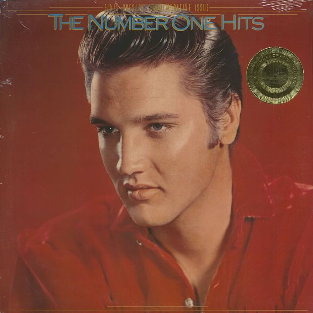 An image of the album ELVIS PRESLEY - NUMBER ONE HITS (1LP)