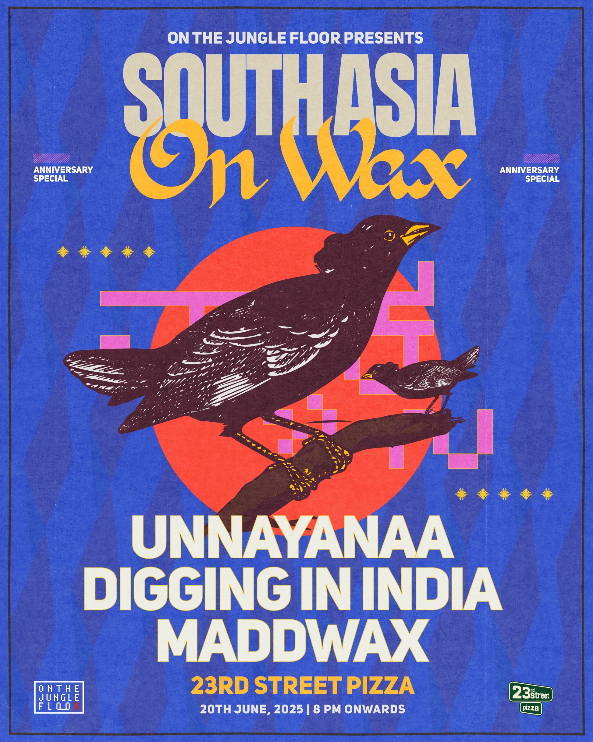 An image of the album South Asia on Wax Ft. Unnayanaa, Digging in India & Maddwax at 23rd Street Pizza (6th Anniversary Special)