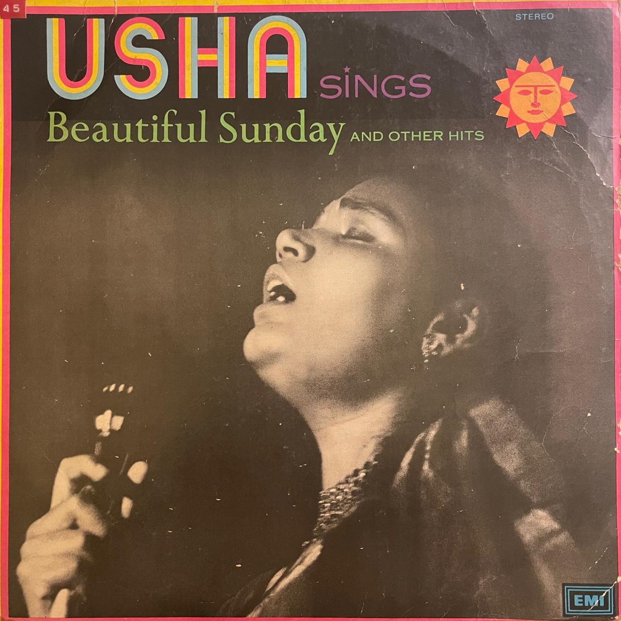 An image of the album Usha Sings - Beautiful Sunday and Other Hits (DII)