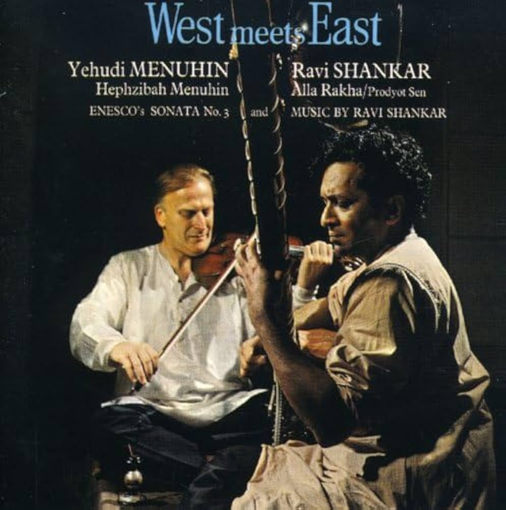 Vinyl Record of Yehudi Menhuin, Ravi Shankar - West Meets East (DII)