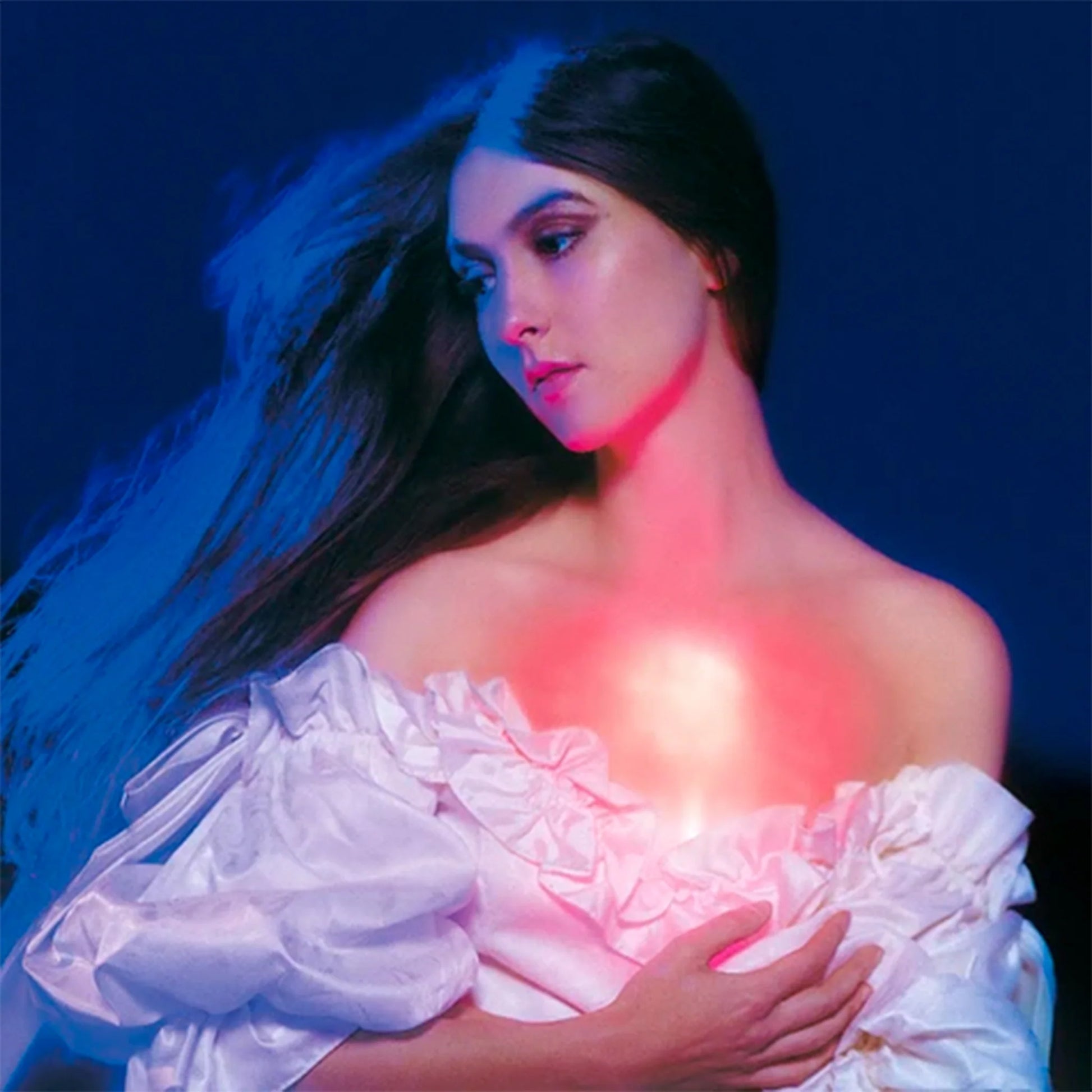 An image of the album Weyes Blood / And In The Darkness, Hearts Aglow(1LP/CLEAR)