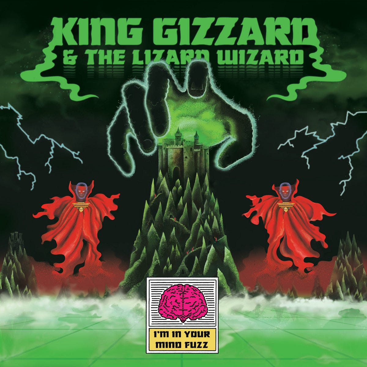 An image of the album King Gizzard & The Lizzard Wizzard -Live At Levitation '14 (Green Vinyl)