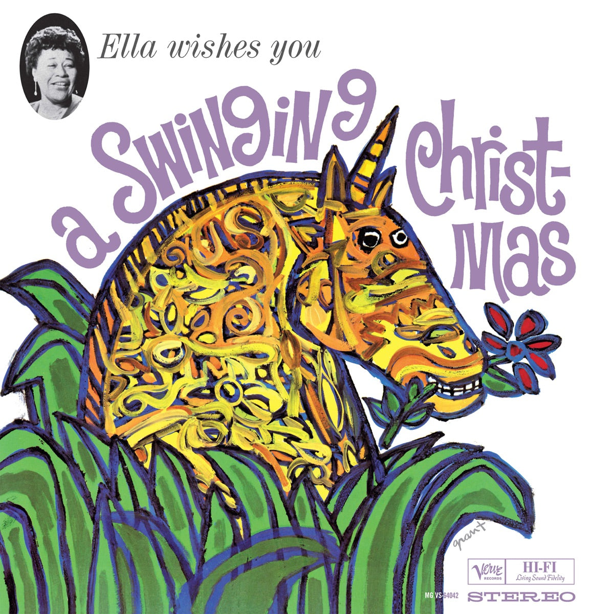 Vinyl Record for Ella Fitzgerald Ella Fitzgerald - Ella Wishes You A Swinging Christmas