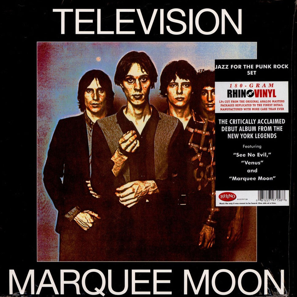 television marquee moon 1lp vinyl record on the jungle floor