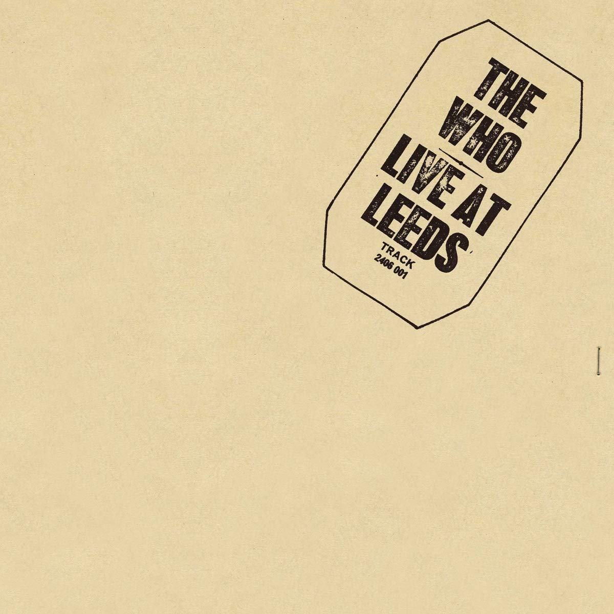 the who live at leeds vinyl record on the jungle floor