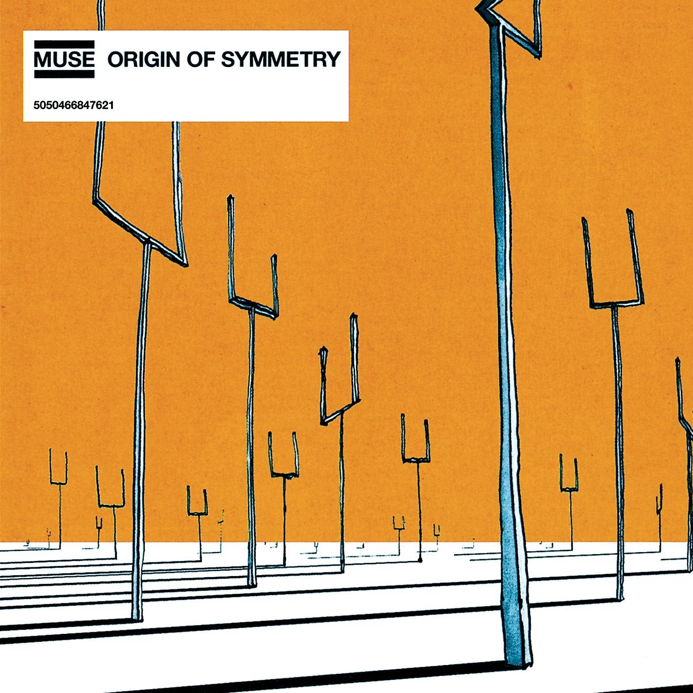 muse origin of symmetry vinyl record on the jungle floor