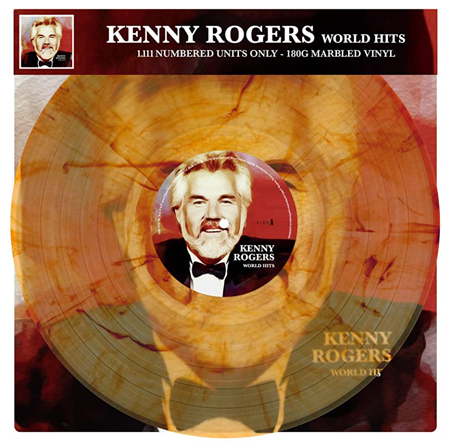 KENNY ROGERS - WORLD HITS (Numbered & Limited Marbled Vinyl)