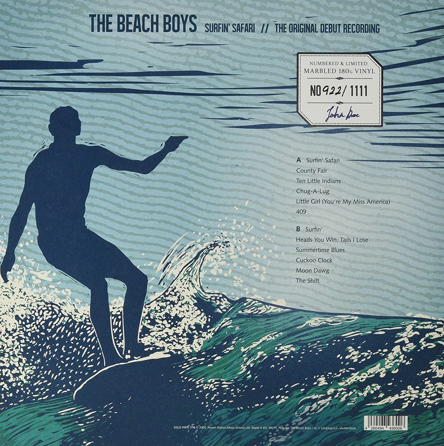 beach boys the surfin safari with the royal philharmonic orchestra cd vinyl record on the jungle floor