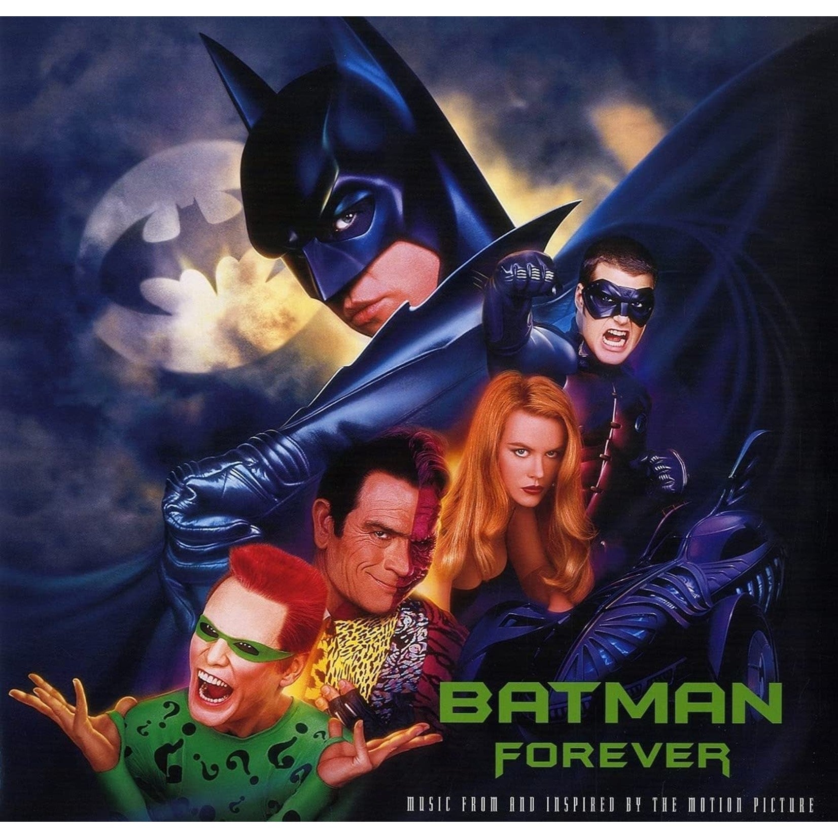 An image of the album BATMAN FOREVER (MUSIC FROM AND INSPIRED BY THE MOTION PICTURE)