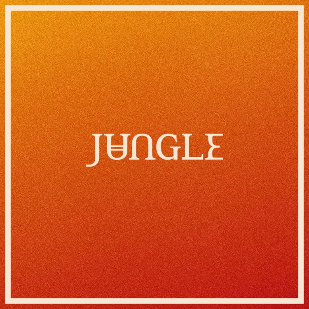 Jungle written on an orange background